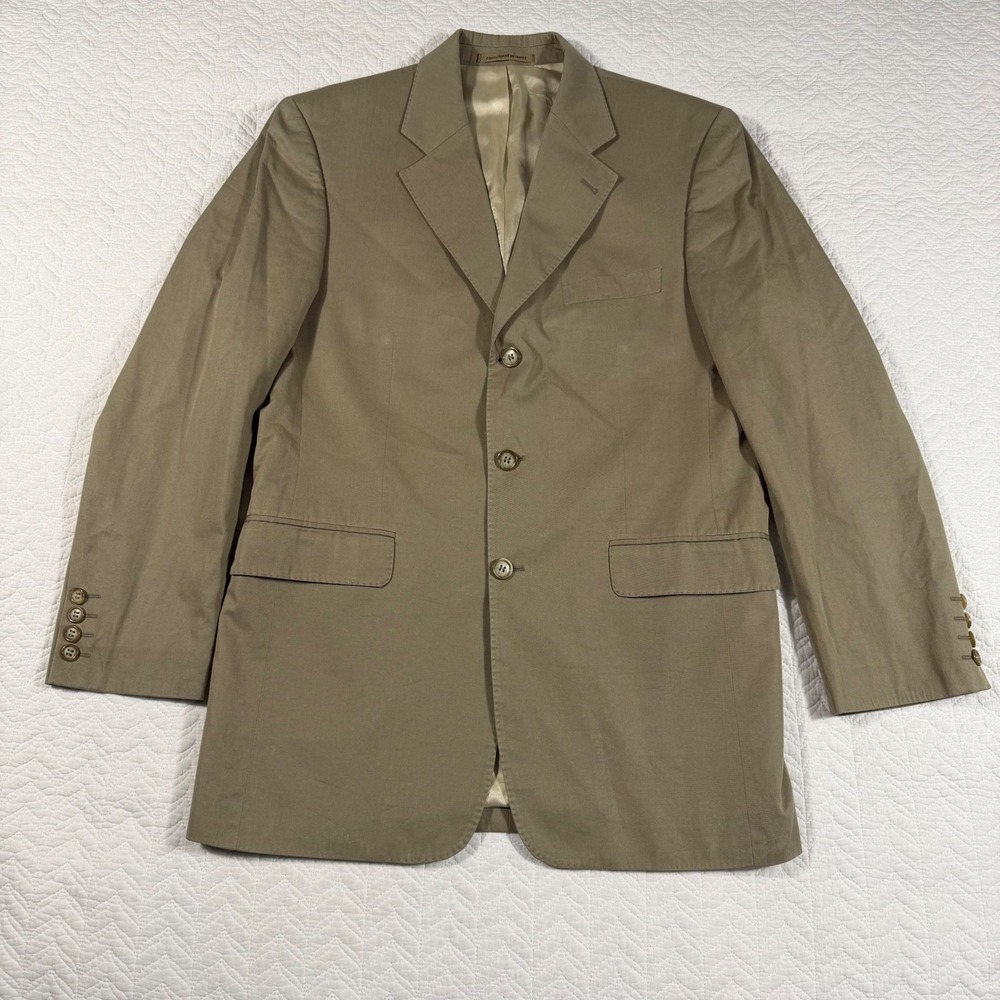 Smuggler Paris Mens Blazer EU50 US42 Made in France Loro Piana Cotton Sport Coat